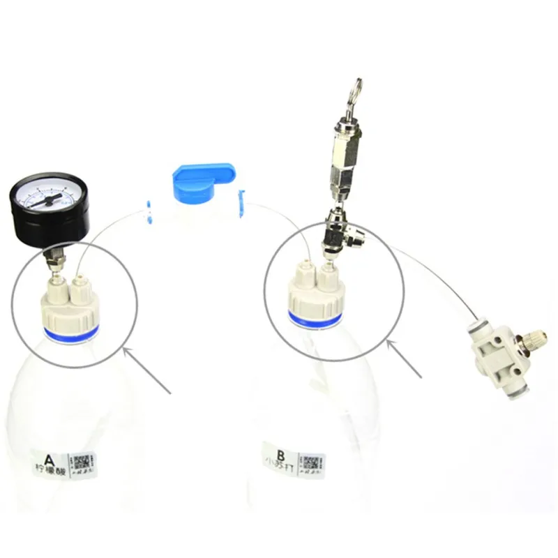 Набор колпачков для аквариума CO2 System Pro комплект из 2 предметов трубки диффузора