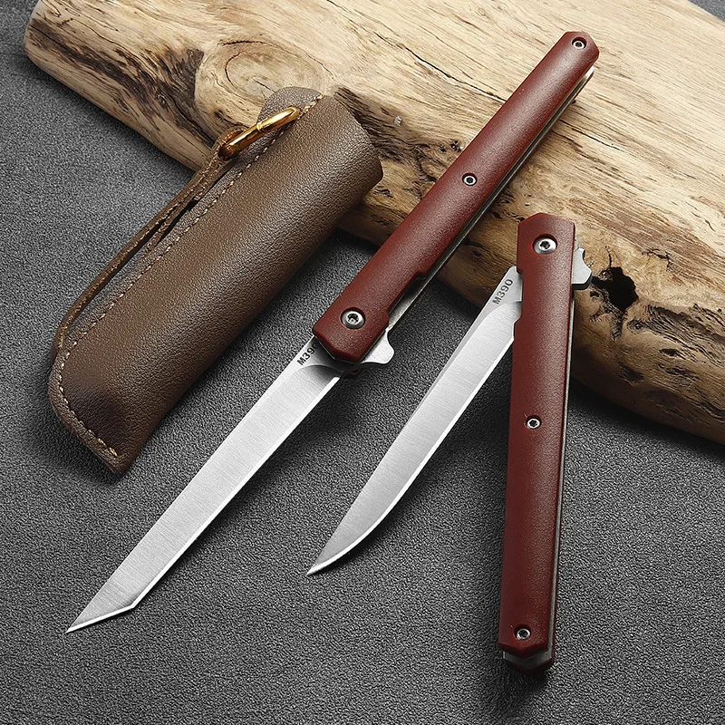 Складной нож M390 G10 для улицы самообороны 59 HRC складной высокой твердости CS GO