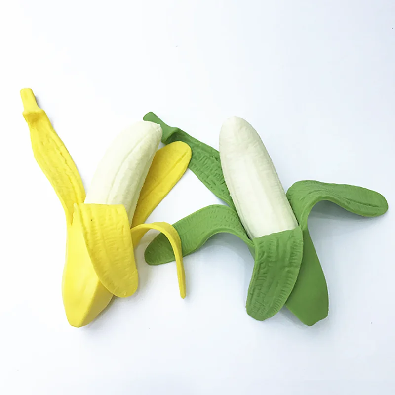 

Elastic Simulation Banana Squishy Slow Rising Squeeze Toy Stress Reliever Antistress Decompression Toy For Kids Birthday Gift