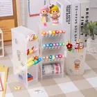 Настольный органайзер MINKYS Kawaii, 4 отделения, держатель для ручек, настольная подставка для хранения карандашей, школьные и офисные канцелярские принадлежности