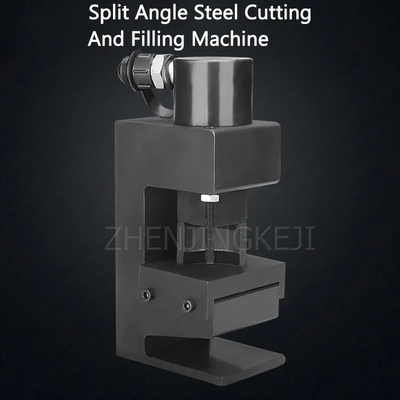 Small Hydraulic Chamfering Machine Multifunction Split Angle Steel Cutting Round Corner Chamfer Iron Processing Equipment | Инструменты
