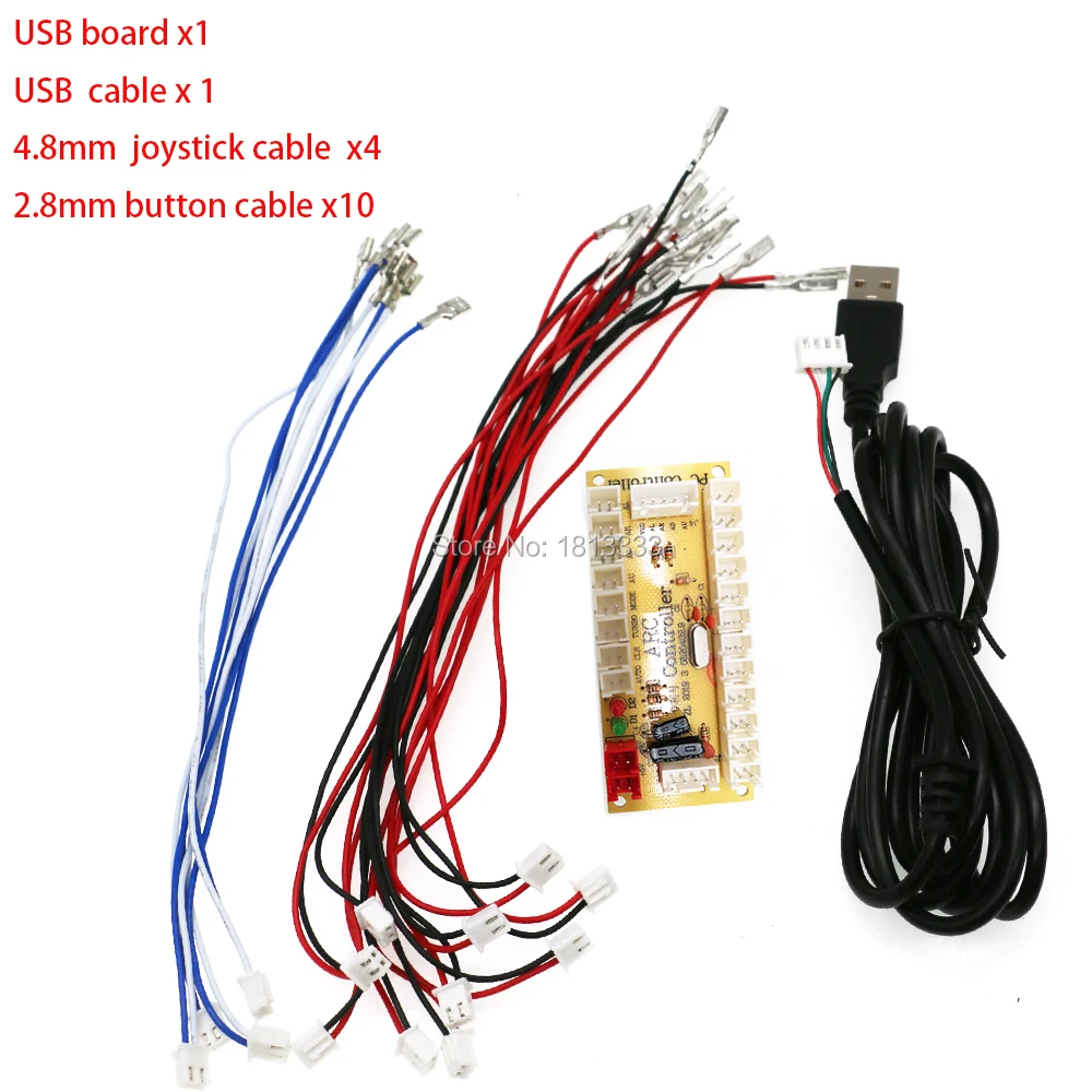 USB-плата с нулевой задержкой 2 комплекта бесплатная доставка аркадный джойстик