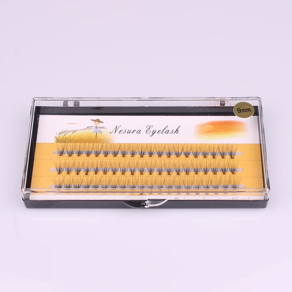 60 шт. накладные ресницы для наращивания модные натуральные длинные объемные