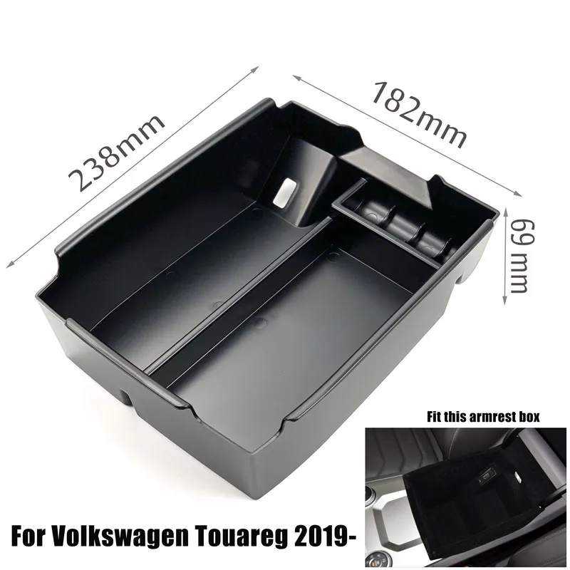 for Touareg 2019- Автомобильный подлокотник для Volkswagen Touareg Jetta Sharan Tiguan Touran Teramont Passat CC Variant Arteon Golf Sciocco MAGOTAN T-ROC - Название цвета: for Touareg 2019-