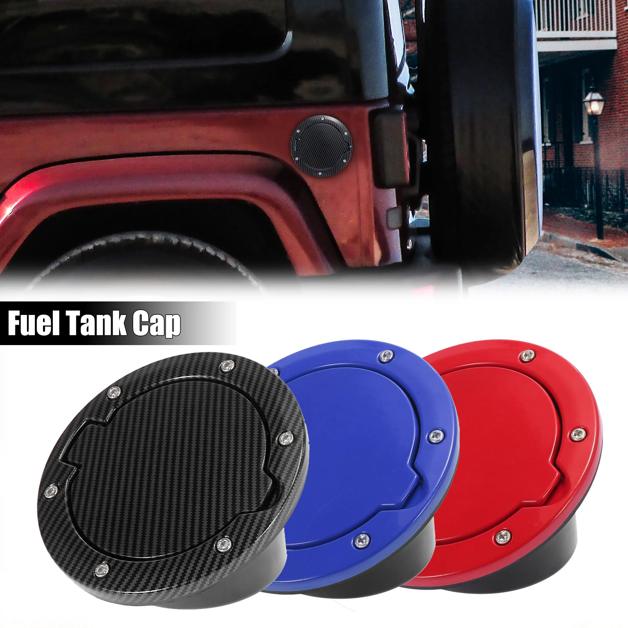 Uxcell Автомобильный газовый топливный наполнитель дверная крышка топливного бака