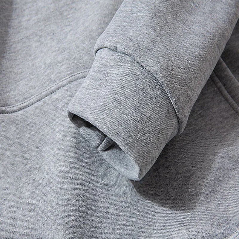 

2021New Men Hoodies Suit Tracksuit Sweatshirt Suit Fleece Hoodie+Sweat pants Jogging Homme Pullover Sporting Suit Male