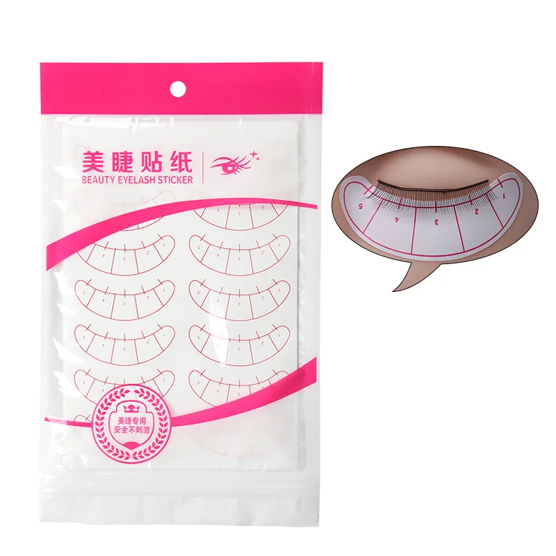 

70 Pairs Grafting Eyelash Isolation Paper Adhesive Stickers Eyelash Extensions Isolate and Secure the Lower Lashes