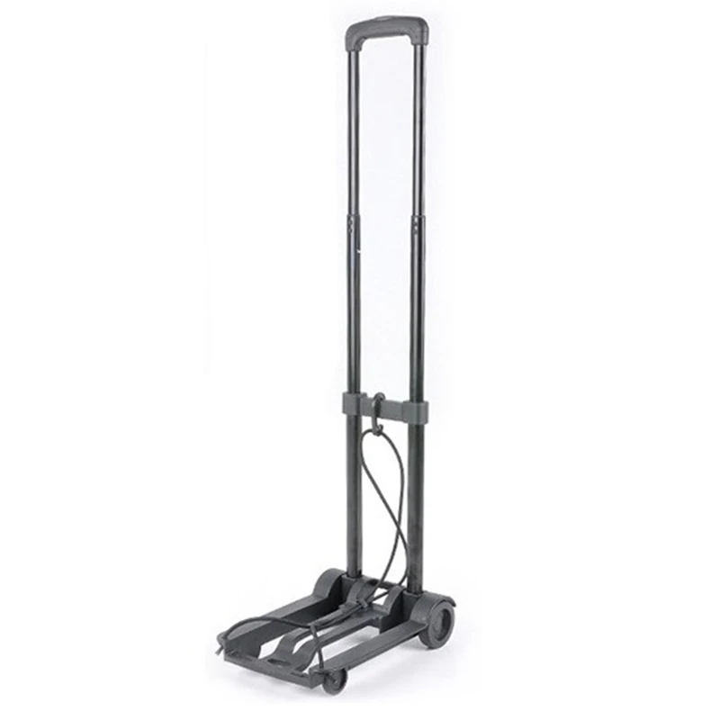 

Folding Hand Truck, Heavy Duty Solid Construction Utility Cart for Luggage, Lightweight Compact Portable Fold Up Dolly
