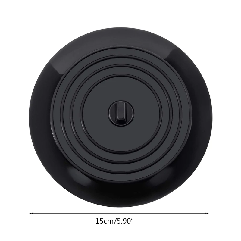 

L38A 6 Inches Silicone Tub Stopper Drain Stopper Universal Plug for Bath Silicone Rubber Drain Plug Silicone Tub Stopper