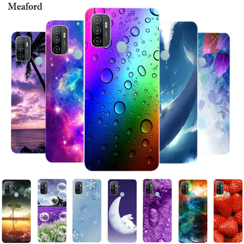 

For OPPO A53 Case 2020 Fashion Silicone Soft TPU Bumper Cover For OPPO A53 2020 Phone Back Cover Case for OPPOA53 A 53 2020 Capa