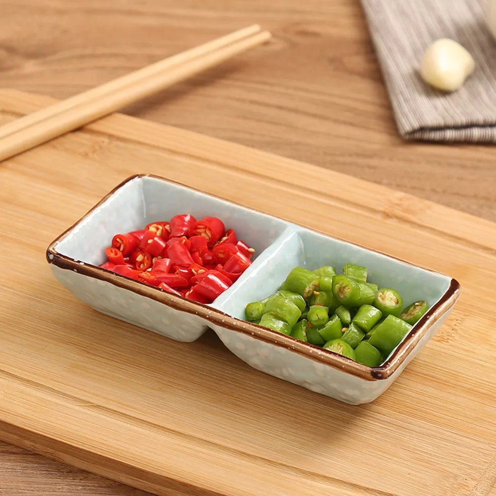 Керамическая тарелка для соуса кухонные пластиковые тарелки приправленная чаша