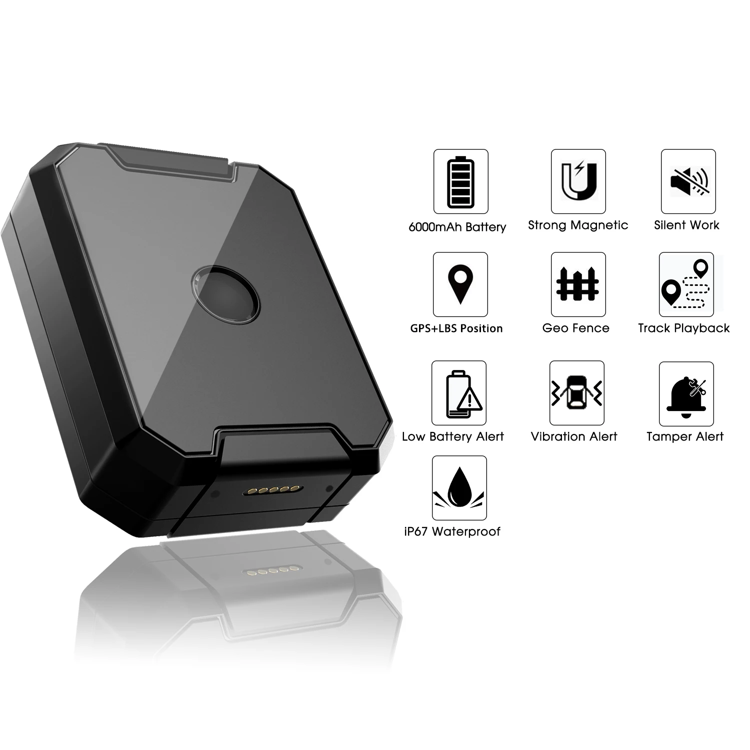 $54.86 Concox AT1 Asset GPS Locator Sound Detection Waterproof IP67 Animal Tracking With 25 Days Standbytime Voice Monitor Vibration