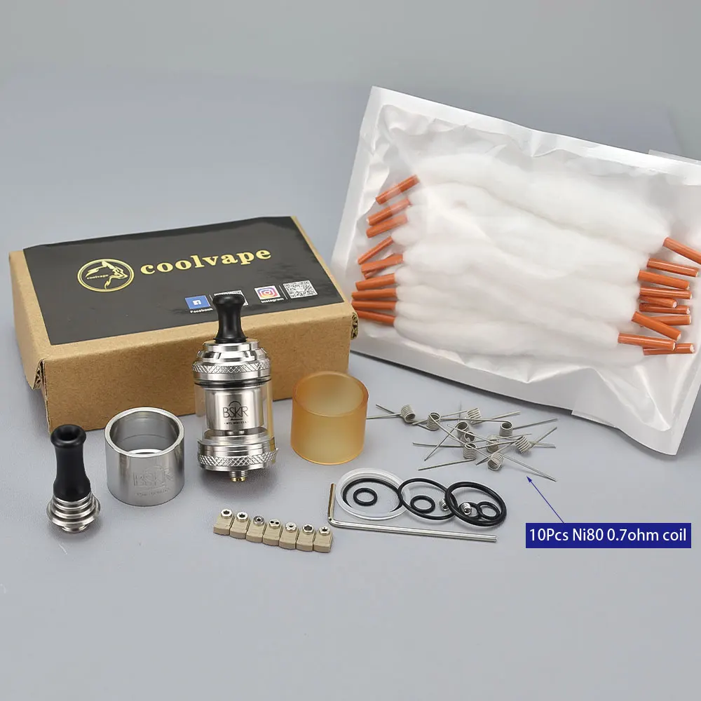 Бак-распылитель Berserker Mini V2 обслуживаемый атомайзер с одной катушкой 22 мм vs v2 MTL RTA |