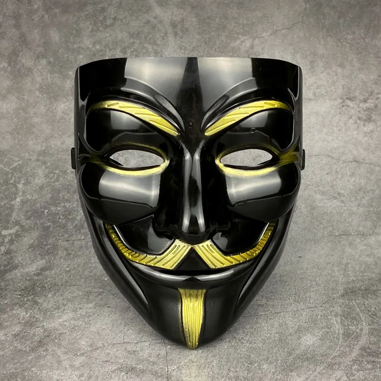 Фильм Косплэй V for Vendetta хакер анонимные маска Гай Фокс Хэллоуин для