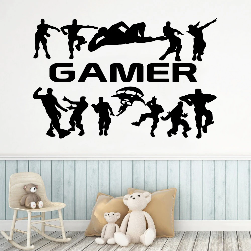 Diy Gamer Poster Battle Royal Boys настенные наклейки для детской комнаты геймеры мальчиков