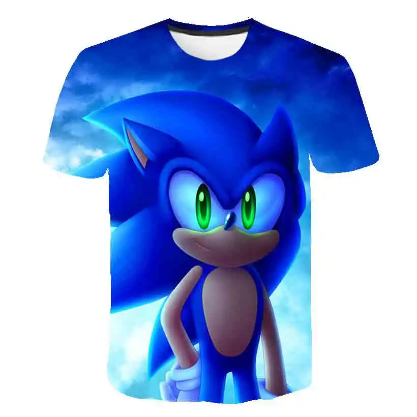 Sonic/Одежда для маленьких мальчиков с объемным рисунком Коллекция 2020 года Сезон