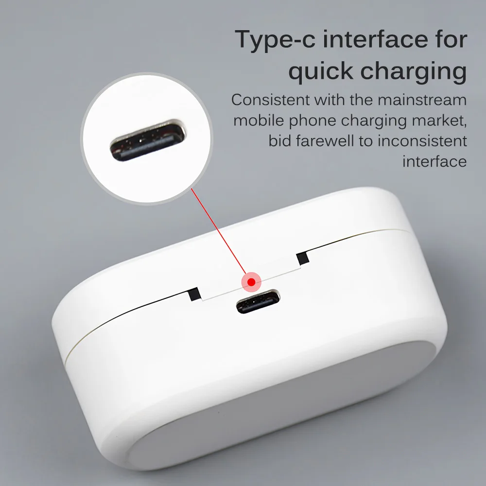 

Wireless Headphones LED TIntelligent Noise Reduction Sports Headset TWS 5.0 Bluetooth Earphones Touch Control Wireless Earphone