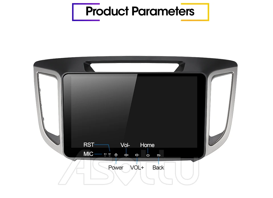 Автомобильный dvd-плеер Asottu HY301 2G android 9,0 PX30 1024*600 для HYUNDAI IX25 CRETA gps стерео автомобильный мультимедийный плеер dvd