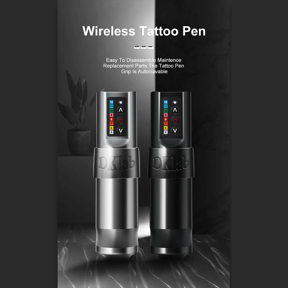 

DKLAB DK-W1 Wireless Tattoo Machine Pen,Professional Wireless Tattoo Pen,Customized Coreless Motor,Correct Output Voltage