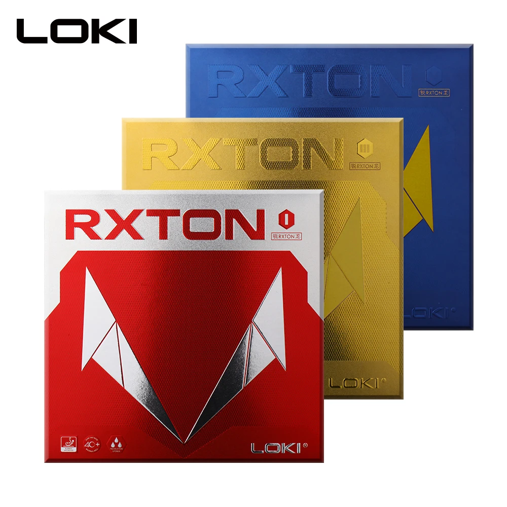 

LOKI RXTON Table Tennis Rubber ITTF Approved Red Pimples-in Hard Sticky Ping Pong Rubber Sponge for Fast Attack/Loop/Control
