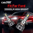 Светодиодные фары Carlitek 9005 6000 лм 9006 K H7 H11 H8 H9 HB3 HB4 Canbus CSP для ford focus 2 mk1 mk2 focus 3 fusion 2
