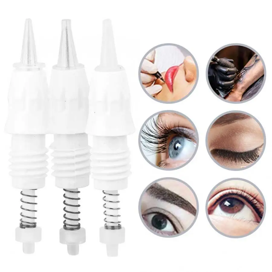 10 шт микро Blading полуперманентный макияж тату иглы для машины|Иглы тату| |