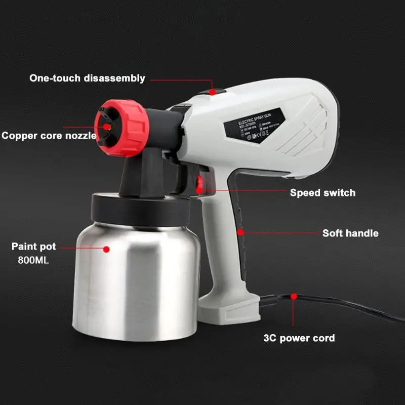 Электрический пистолет-распылитель съемный высокое напряжение для торта