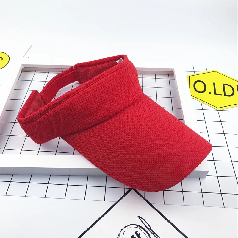 

Men Women Sun Hats Casual Sport Headband Classic Sunshade Sports Bowknot Visor Hat Summer Beach Empty Top Headband Cap