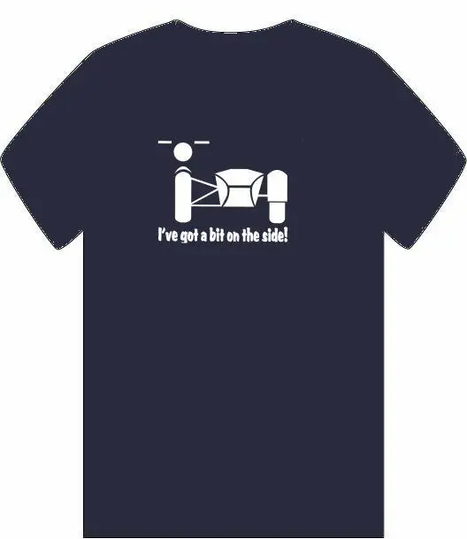 Я получил немного на стороне! SIDECAR Мужская футболка SML 3XL наряд комбинированный