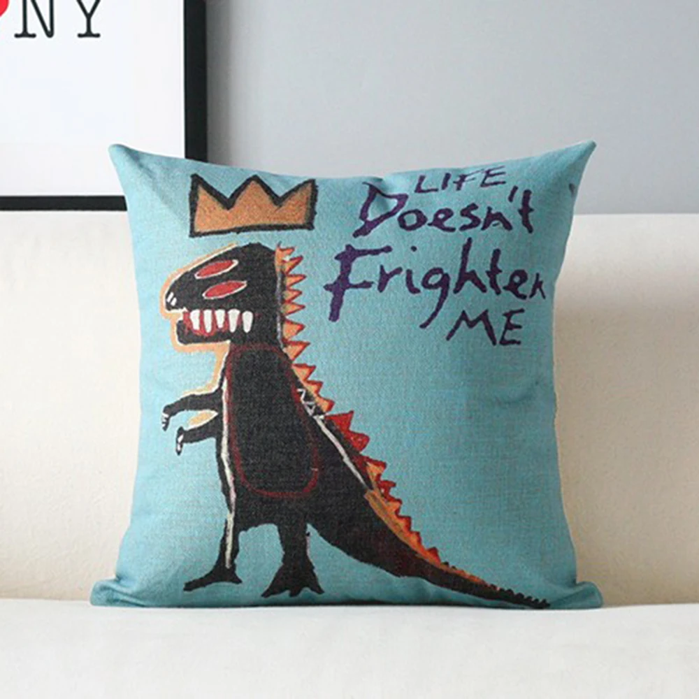 45 см Баския Подушка с граффити крышка декоративное хлопковое белье Наволочка