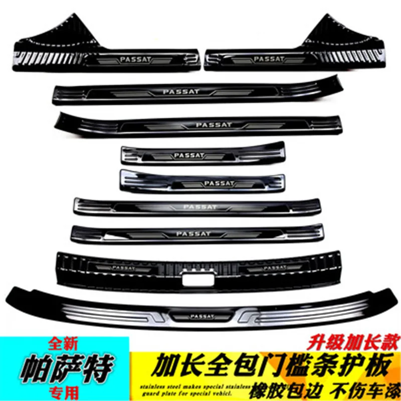 

Car styling 2019-2020 For Volkswagen Passat B8 stainless steel Car Rear Bumper Protector Sill Scuff Plate/Door Sill Door Sill