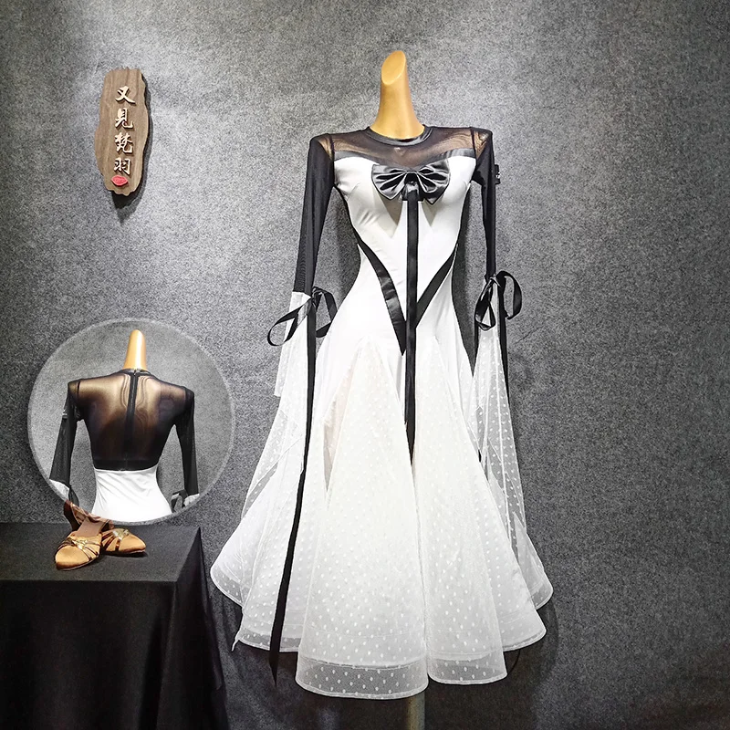 Стандартное платье для бальной комнаты Венского вальса танцевальные костюмы