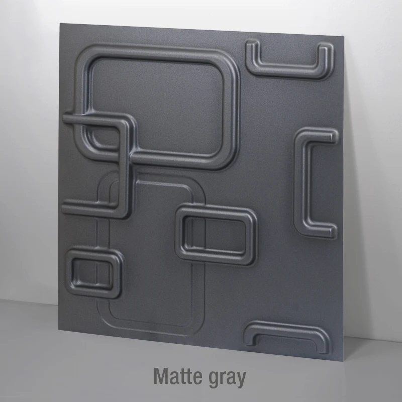50x50 см 3D плитка металлопрокатная форма гипсовые настенные наклейки на стену
