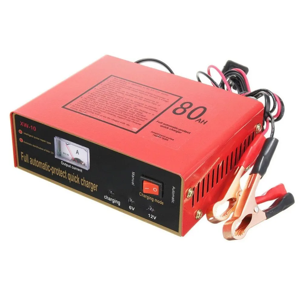 New Automatic Car Battery Charger Intelligent 6V/12V Full Automatic Electric Car Battery Charger For Lead Acid Battery US Plug