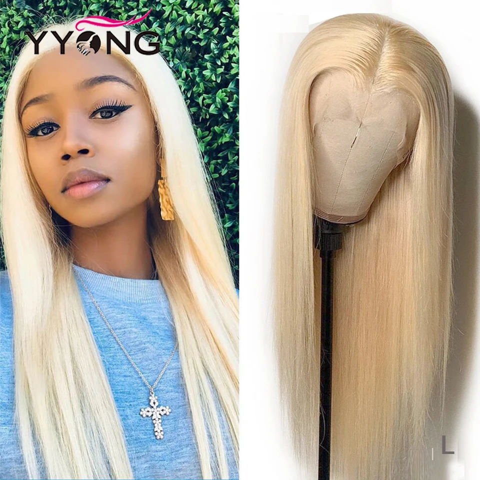 

Yyong 613 Blond 4x4 &13x4 Lace Front Human Hair Wigs Pre Plucked With Baby Hair Straight Remy Lace Closure Human Hair Wig 30inch