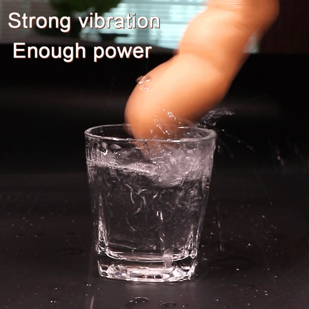 Finger Heating Dildo Vibrator Masturbation AV Vibration Sex Toys For Woman Clitoris Stimulator G-Spot Vibrating Erotic Stick | Красота и