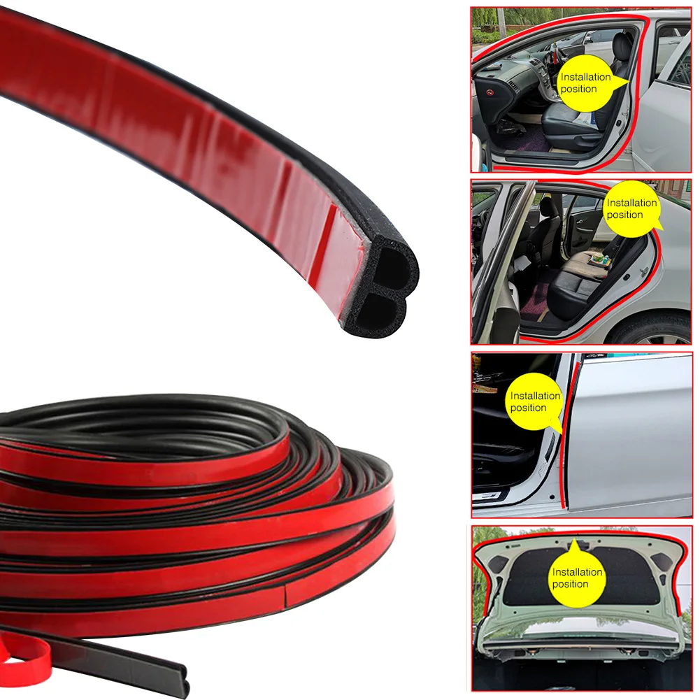 

Звукоизоляция 10 м, обрезанная кромка окна, самоклеящиеся амортизирующие аксессуары, универсальная уплотнительная лента EPDM, ветрозащитная ...