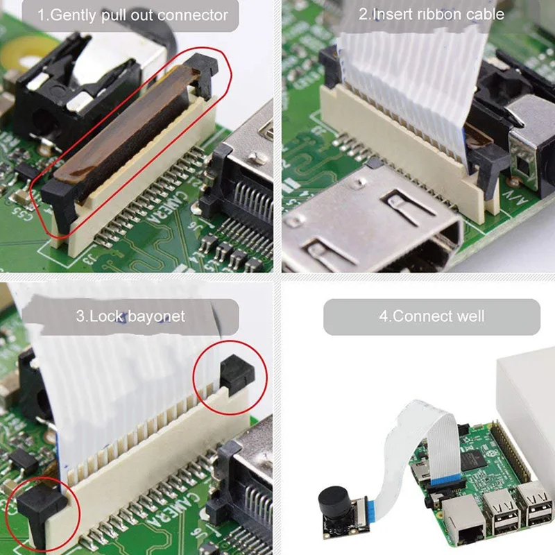 Рыбий глаз широкоугольный модуль камеры для Raspberry Pi 3 B день/ночное видение веб