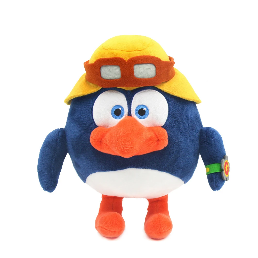 20 см мультфильм Babyriki плюшевые игрушки Krosh Losyash Pin Nyusha голубой кролик супер мягкая кукла