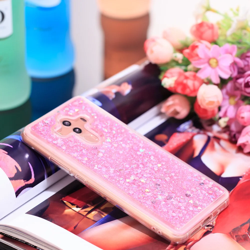 Для Huawei Mate 10 Pro Блеск потока зыбучие пески жидкость красивый чехол для телефона