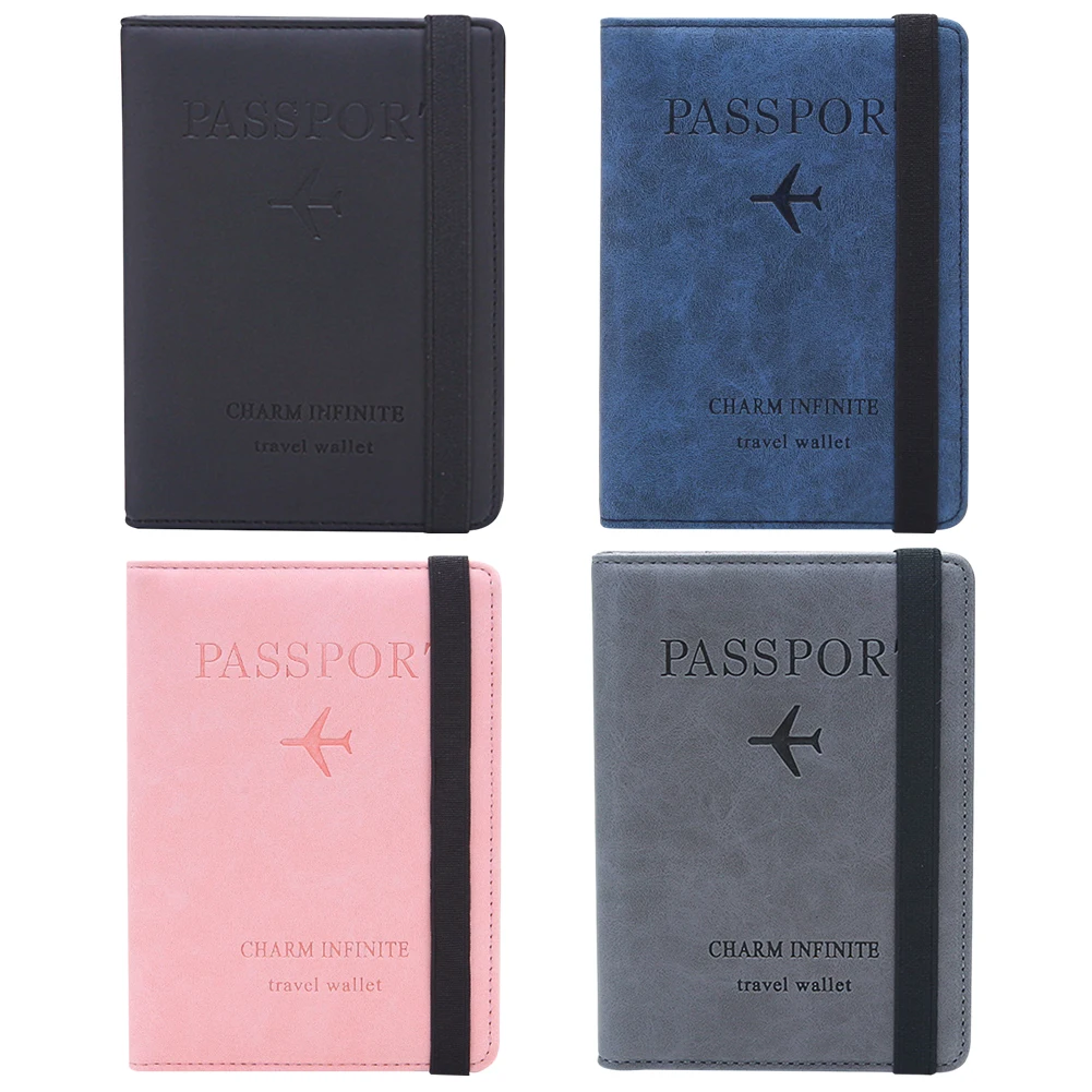 

Обложка для паспорта с защитой от размагничивания и RFID-защитой для мужчин и женщин