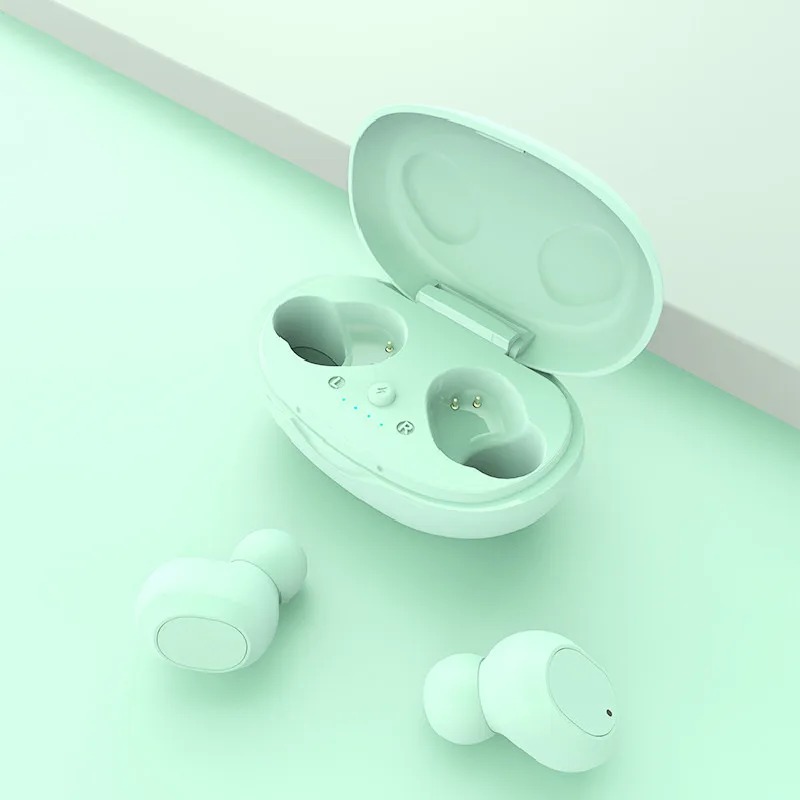 

FOOVDO TWS Bluetooth 5.0 Wireless Headphones Headset Sport Earphone Waterproof Earbuds Stereo Sound Earphones with Charging Box