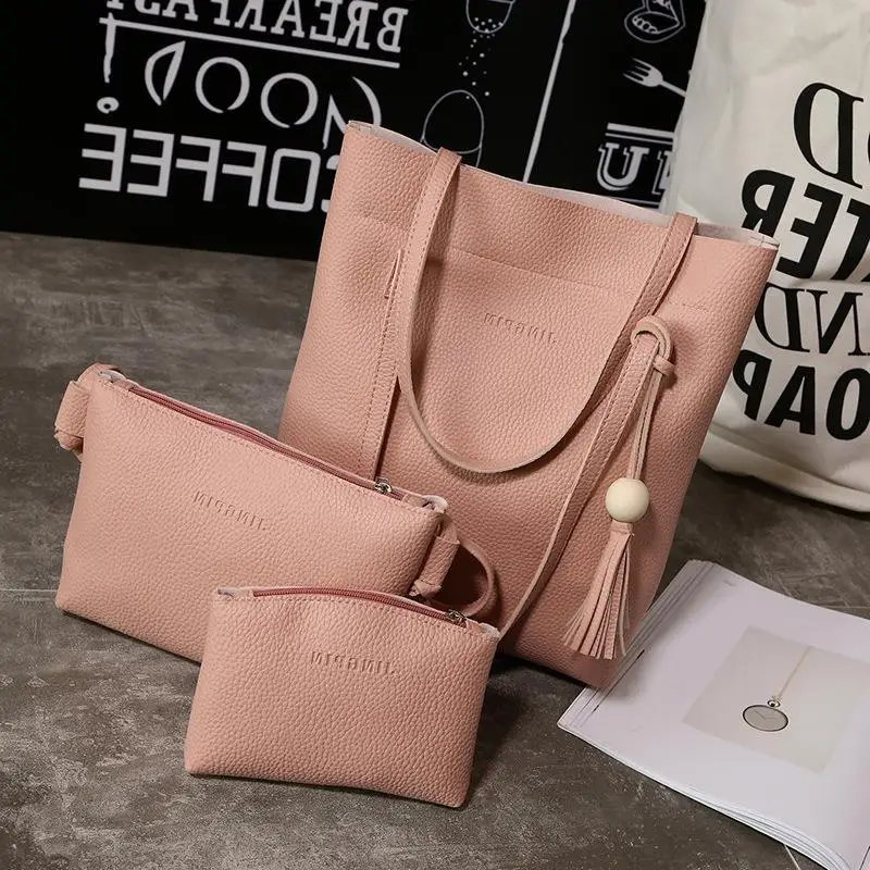 Женская сумка из искусственной кожи 3 шт. Наборы сумок Водонепроницаемая модная