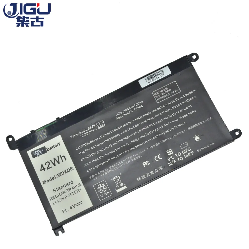 

JIGU New Laptop Battery WDX0R For DELL For Inspiron 7368 7378 7560 7569 7570 For Latitude 3379 3180 For Vostro 5468 5481 5568