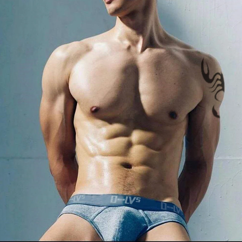 

Fashion Simple Men Briefs Perfect Fit Sexy Men Underwear Comfortable Breathable Cotton Men Underpants