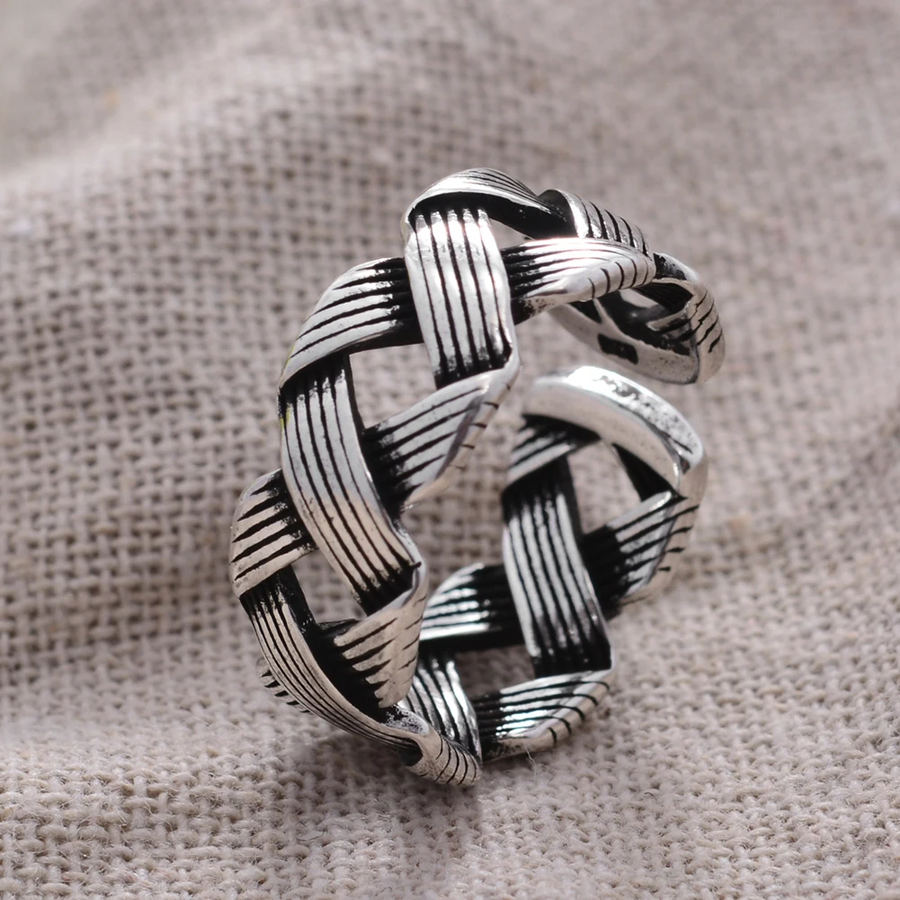 30% Silver Plated Customized Retro Cross Female Finger Rings Promotion New Year Gift No Fade | Украшения и аксессуары