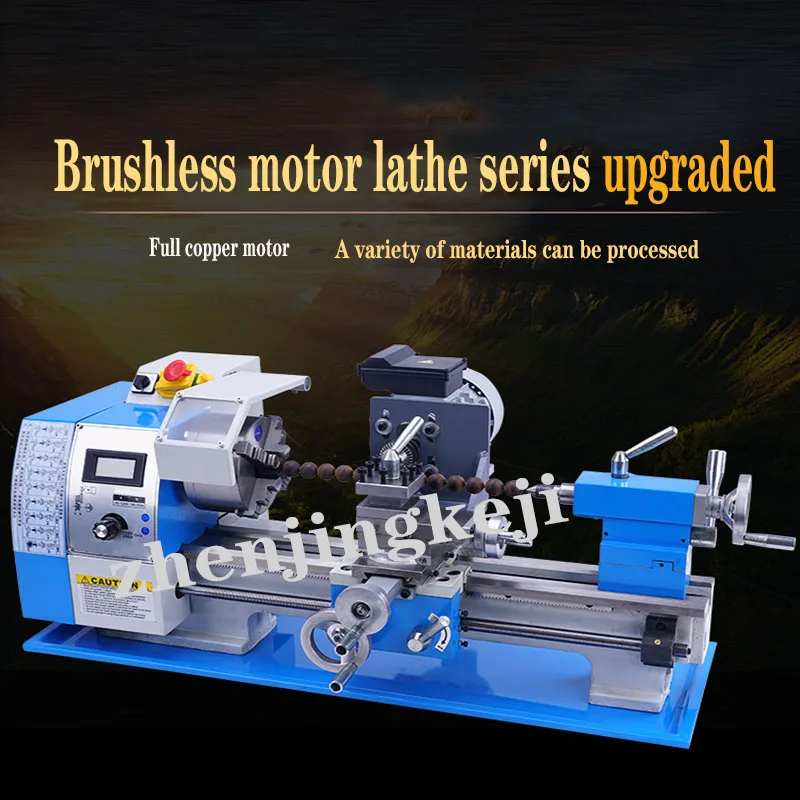 

Electric Brushless Motor Locomotive High Precision Ball Efficient Woodworking Machinery Bracelets Machining Finishing Lathe New