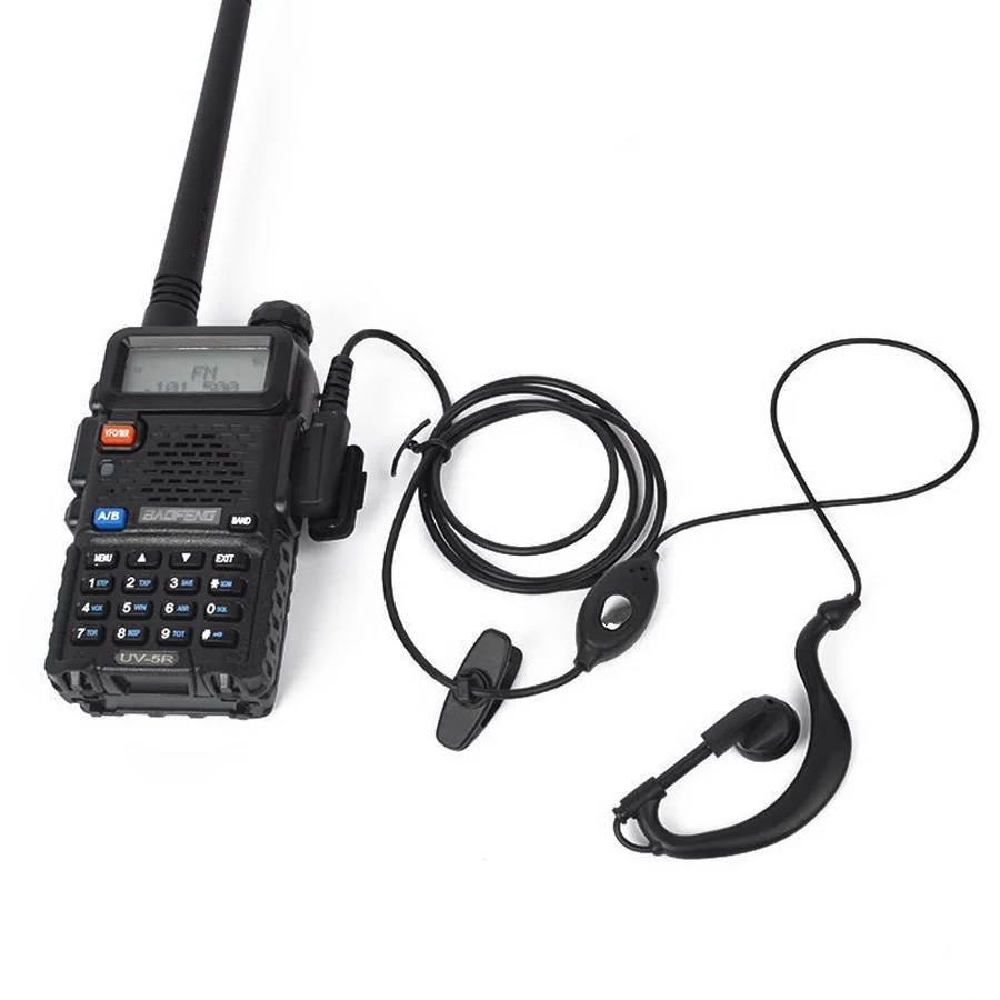 Самый дешевый двухсторонний радионаушник гарнитура с микрофоном для BaoFeng UV5R 888S