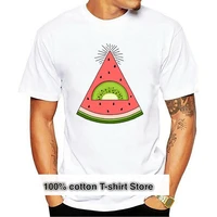 men t shirt watermelon x kiwi tshirt women t shirt
