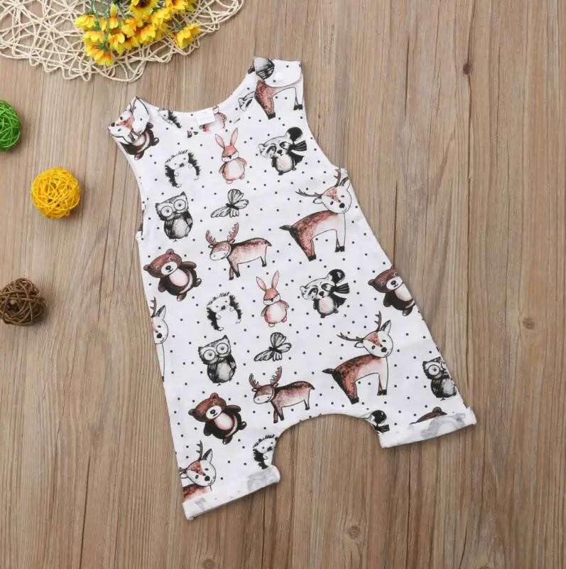 

Lovely Baby Kids Boy Girl Infant Romper Jumpsuit Bodysuit Cotton Clothes Outfits